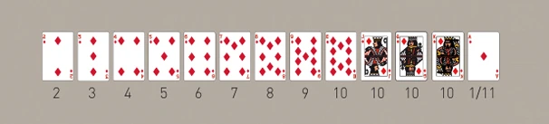 cartas de blackjack