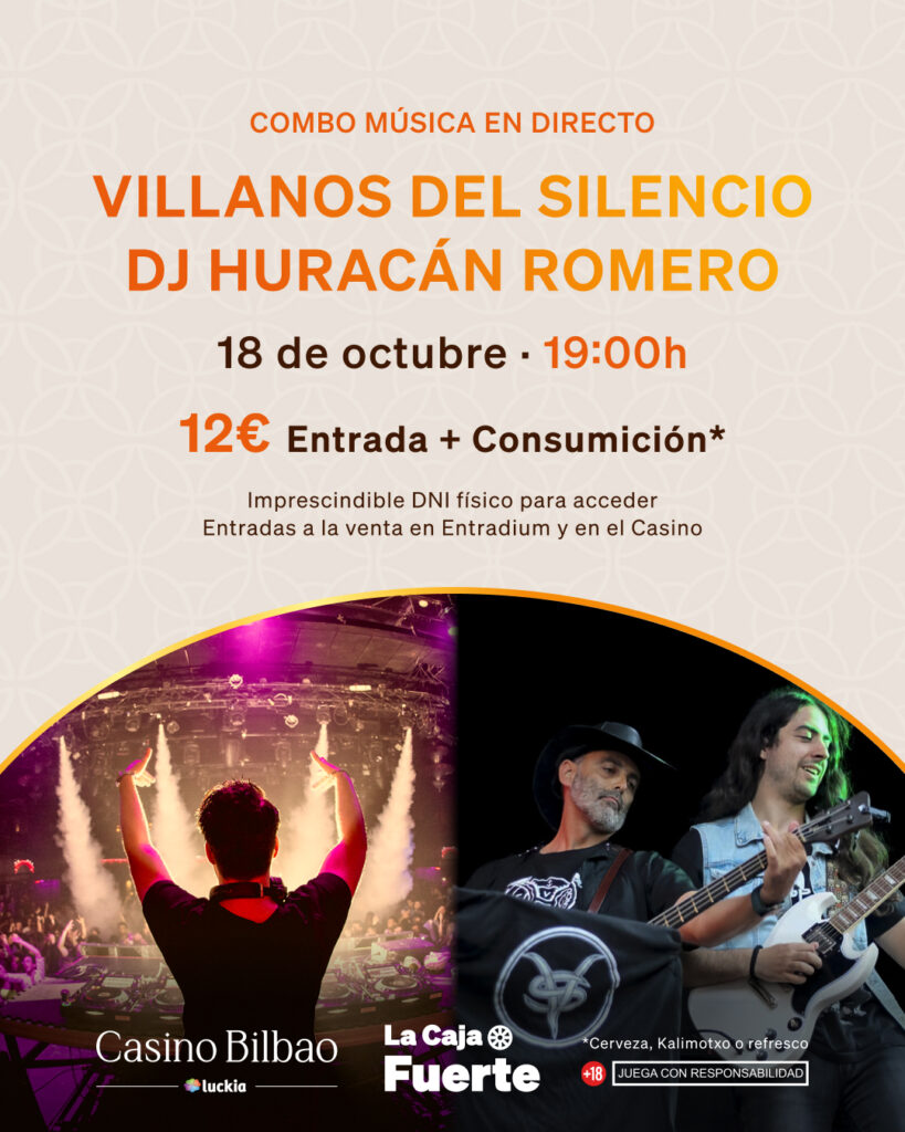 concierto villanos del silencio y dj Huracán Romero