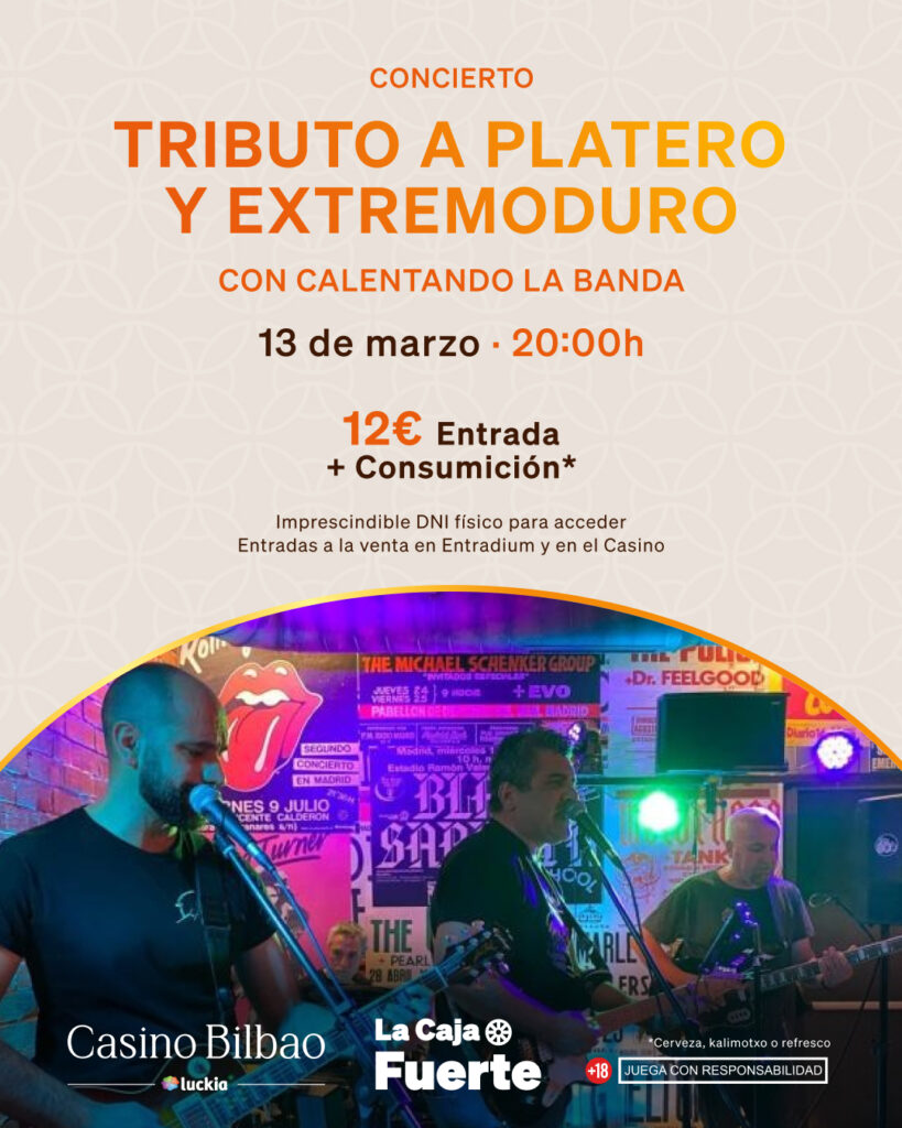 Concierto tributo a Platero y tu y Extremoduro