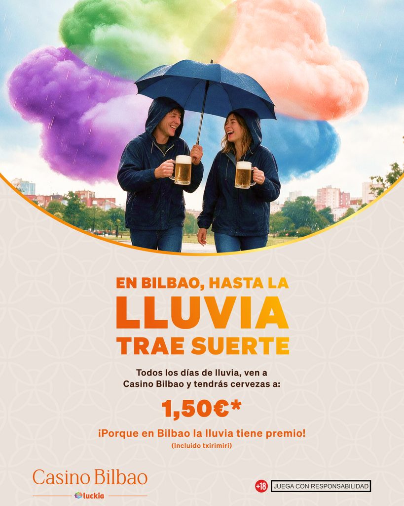 promoción cerveza si llueve